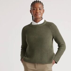 Quince Cotton Fisherman Sweater